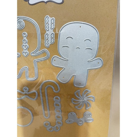 My Creative Time Gingerbread Person Boy Girl Candy Cane Metal Cutting Dies Set - Picture 6 of 6